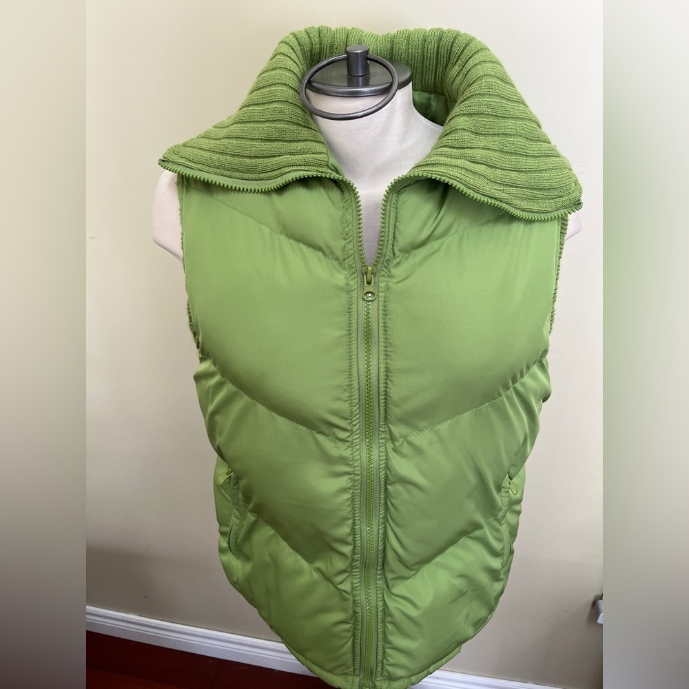 Green Quilted Women's Vest